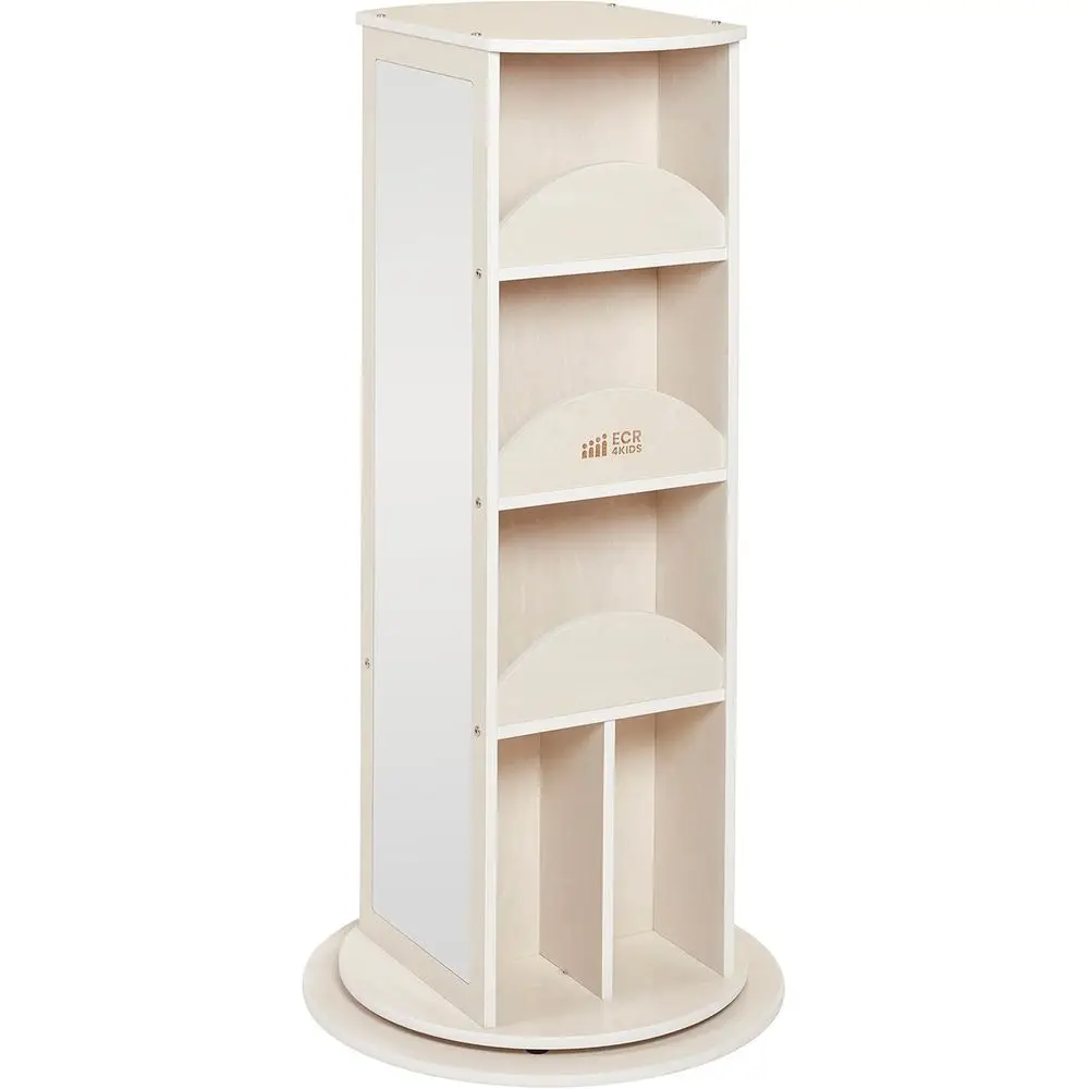 Revolving Costume Carousel Organizer in White Wash Finish