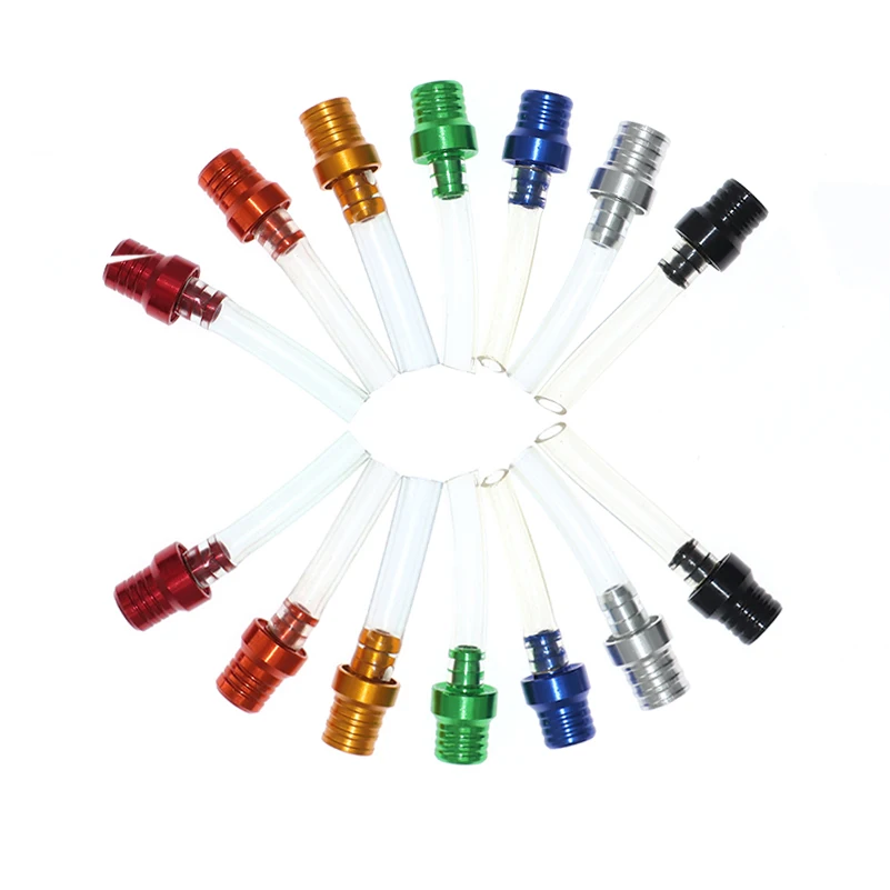 Motorcycle Gas Fuel Cap 2 Way Valves Vent Breather Hoses Tubes For Motocross ATV Quad Dirt Pit Bike Fuel Tank Breather Pipe