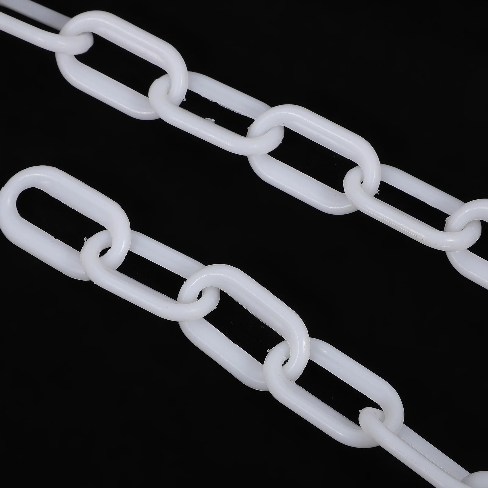 10M Safety Chain Heavy Duty Plastic Barrier Linked Chain for Crowd Control Traffic Warning Road Cones Use Outdoor Indoor