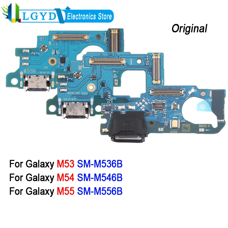 Original Charging Port Board For Samsung Galaxy M55 SM-M556B / M54 SM-M546B / M53 SM-M536B