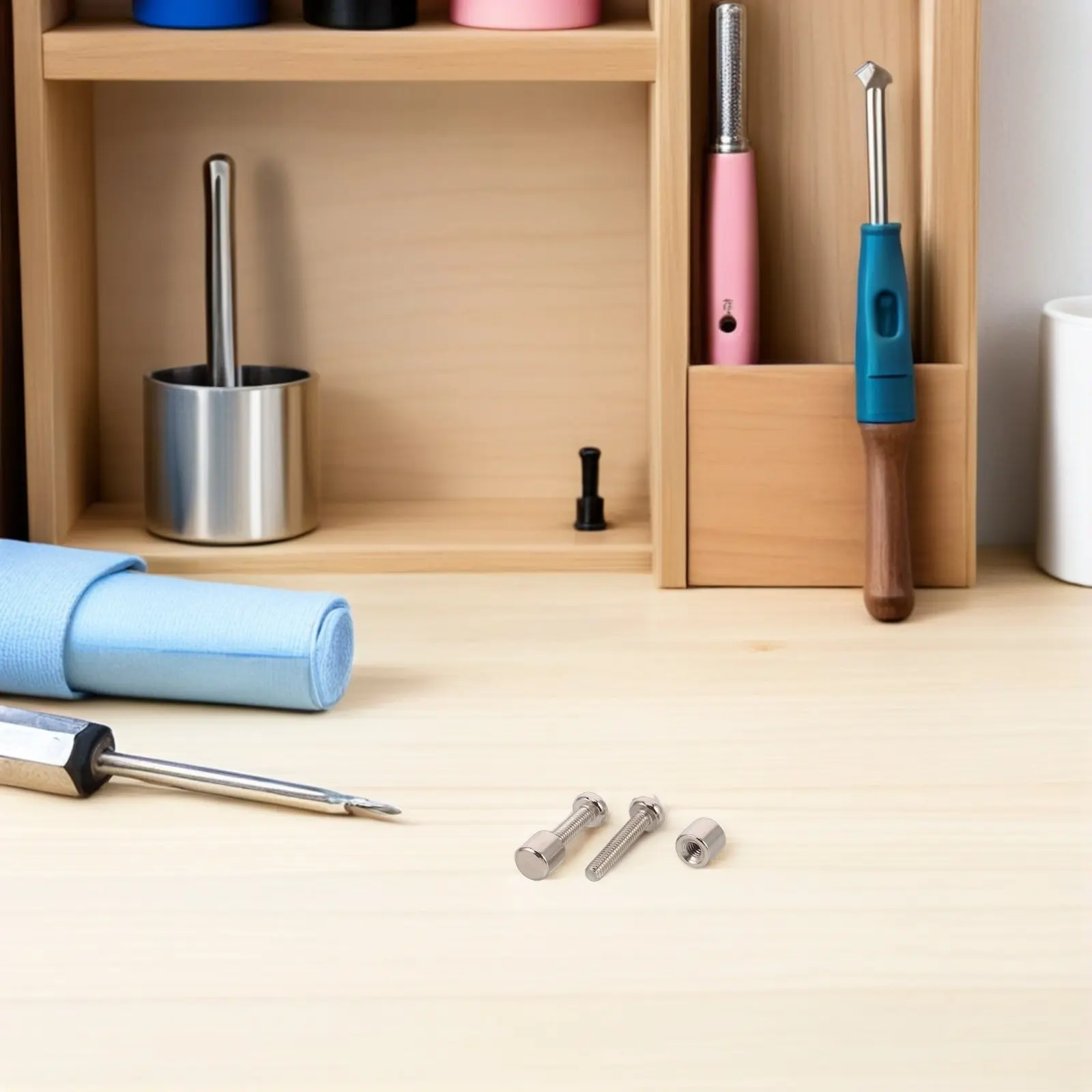 50Sets Acrylic Standoff Screws Metal Wall Mount Sign Hardware Kit for Glass Photo Frames Advertising Boards Office Home Gallery