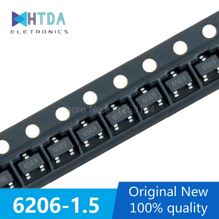 100pcs/lot XC6206P152MR 65E9 SOT-23 1.5V XC6206-1.5 In Stock