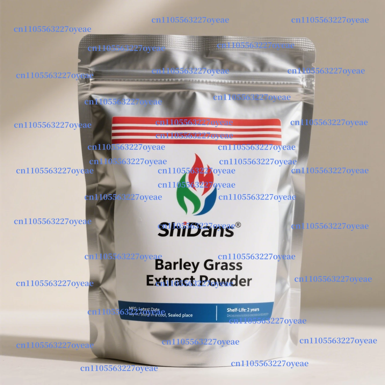 Customized 100% Natural Barley Grass( Da Mai Cao) Aluminum Foil Bag Packing for Global Distributors