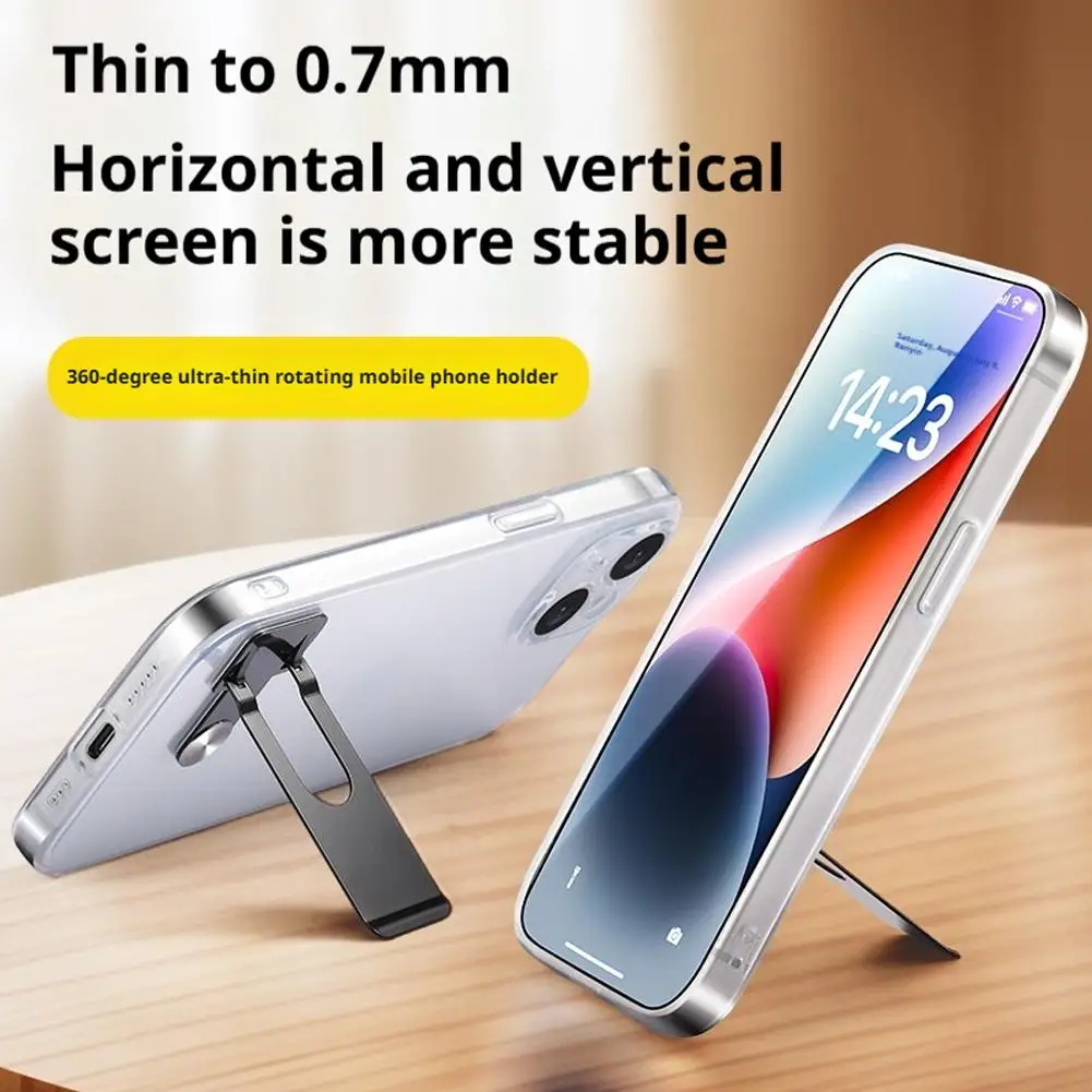 Portable Ultra Light Phone Kickstand Adjustable Universal Desktop Smartphone Holder Stand Foldable Desk Bracket Phone Kickstand