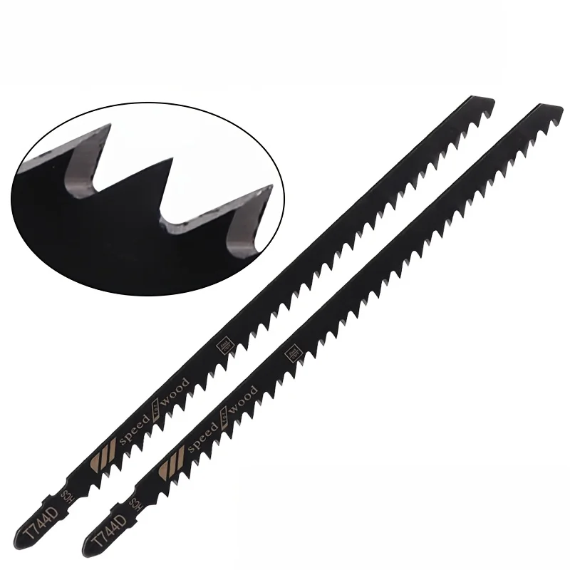 10 Pcs T744D 180mm Jigsaw Blades for Wood Cutting – Precision Curved & Straight Cuts for Wood, Plywood & MDF