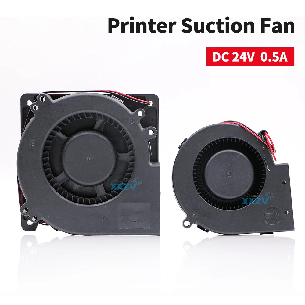 Inkjet Printer Paper Suction Fan For Wit-color 2000/3000 Eco Solvent Printer Blower 24V 0.5A Suction Fan 9*9CM Vacuum Fan