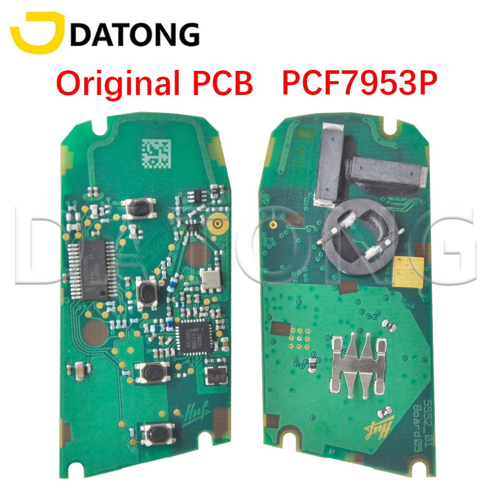 Datong World Car Remote Key Original PCB Board For BMW CAS4+ EWS5 FEM BDC 1 3 5 7 Series PCF7953P PCF7953V 315MHz 433MHz