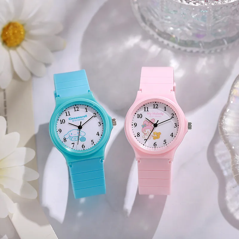 Cartoon pointer watch, children's quartz watch, wristwatch