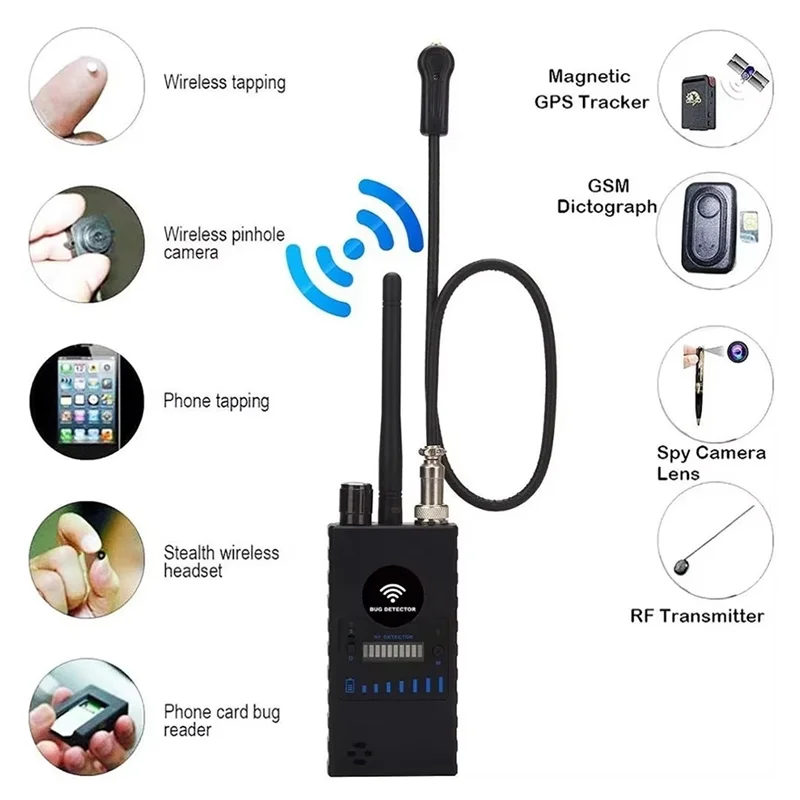 B37B-Professional High-Sensitivity GPS And RF  For Uncovering GSM Bugs And Listening Devices