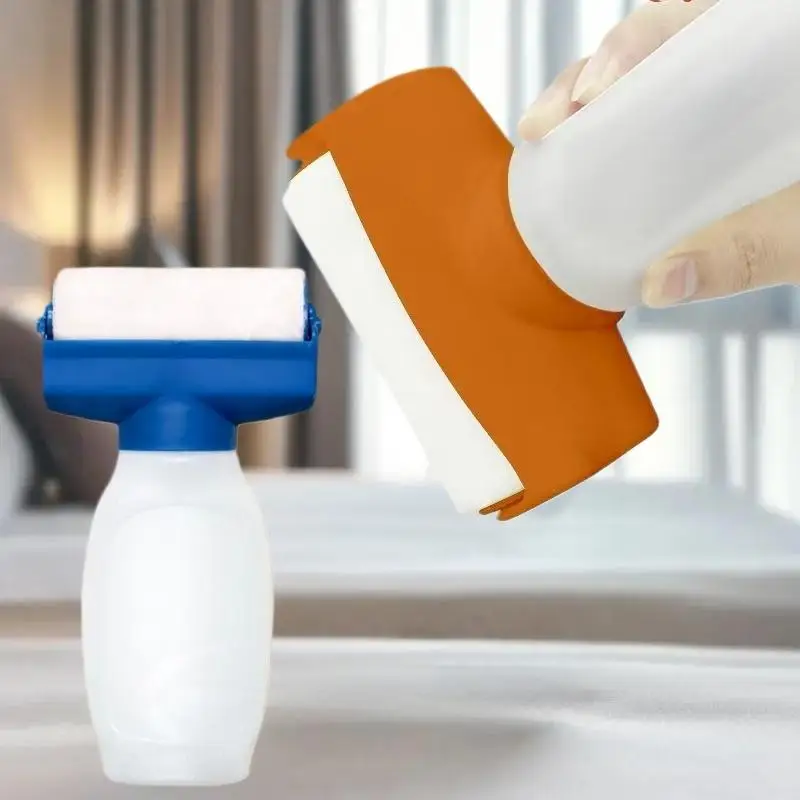 Single-unit DIY Wall Mend and Touch-Up Device, Paint Roller Brush, 350ml Plastic Vessel Water Soluble Latex Paint