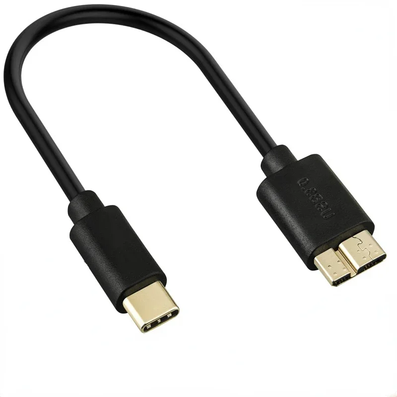 USB Type C 3.1 To Micro B 3.0 Cable for Samsung NOTE 3 S5 2.5inch Hard Disk Cable Tablet Micro B Cable PC Accessories