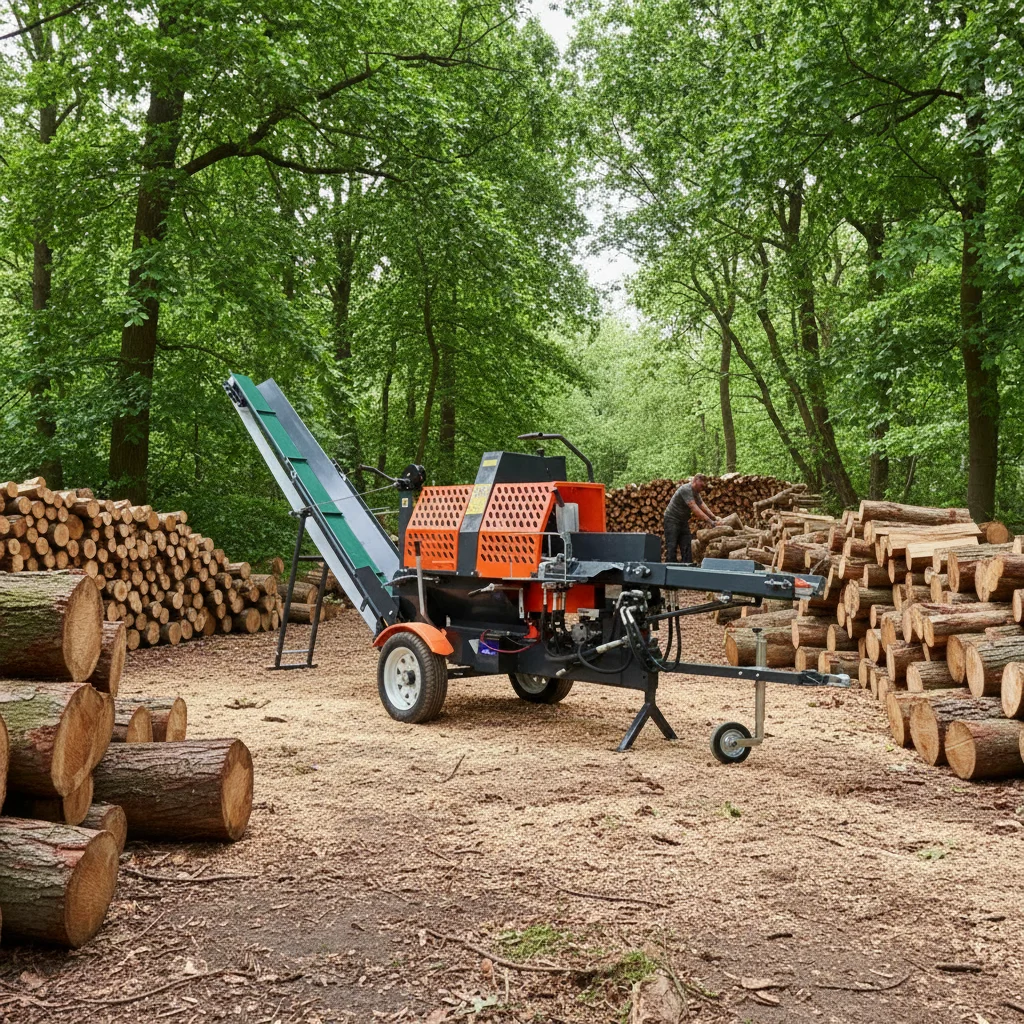 Firewood Processor Forestry Machinery Holzspalter Woodworking Machines Spaccalegna Wood Processor Fendeuse