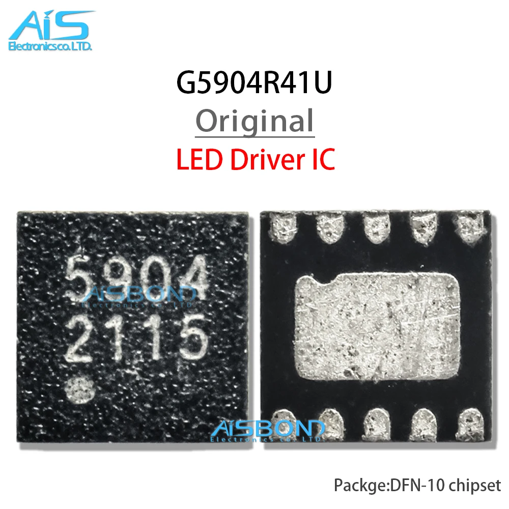 5Pcs/Lot New Original G5904R41U Marking 5904 Four Channel High Efficiency White LED Driver IC DFN-10
