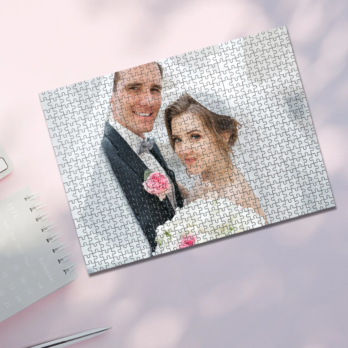 35/150/300/500/1000pcs Personalized Custom Photo Puzzle Wedding Photos Jigsaw puzzle Custom DIY Personalised Photo Puzzles