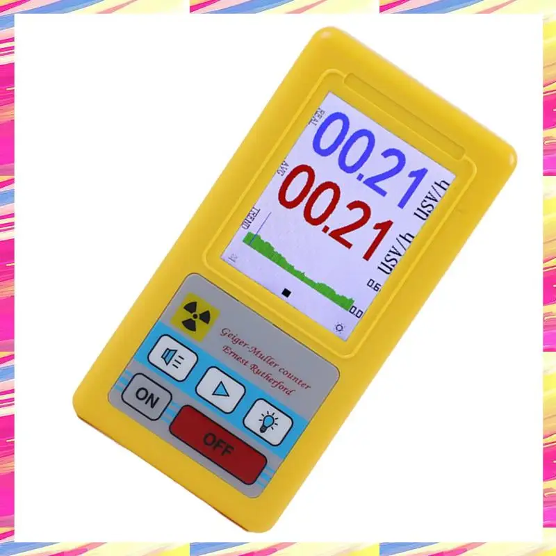 AIAI LCD Radioactive Tester, Personal Dosimeter For Nuclear Radiation Detection, X-Ray Beta Gamma Detector For Marble Tools