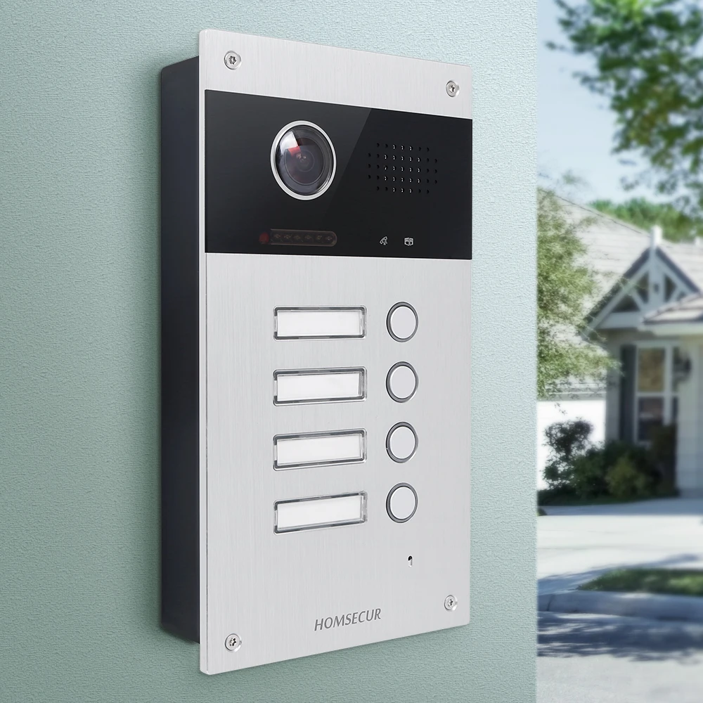 HOMSECUR 2 Wire Doorbell Camera B16DB-S For HOMSECUR Video Doorphone Intercom 4 Families