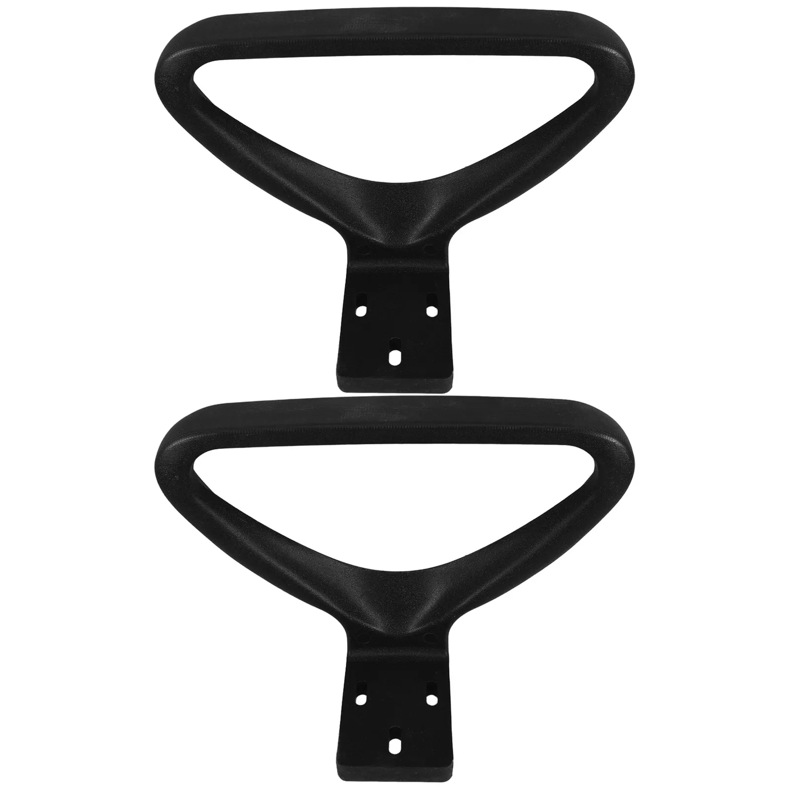 2Pcs Office Chair Armrest Replacement Sturdy Wear-Resistant Wide Design for Office Chairs Executive Chairs Easy Install Desk