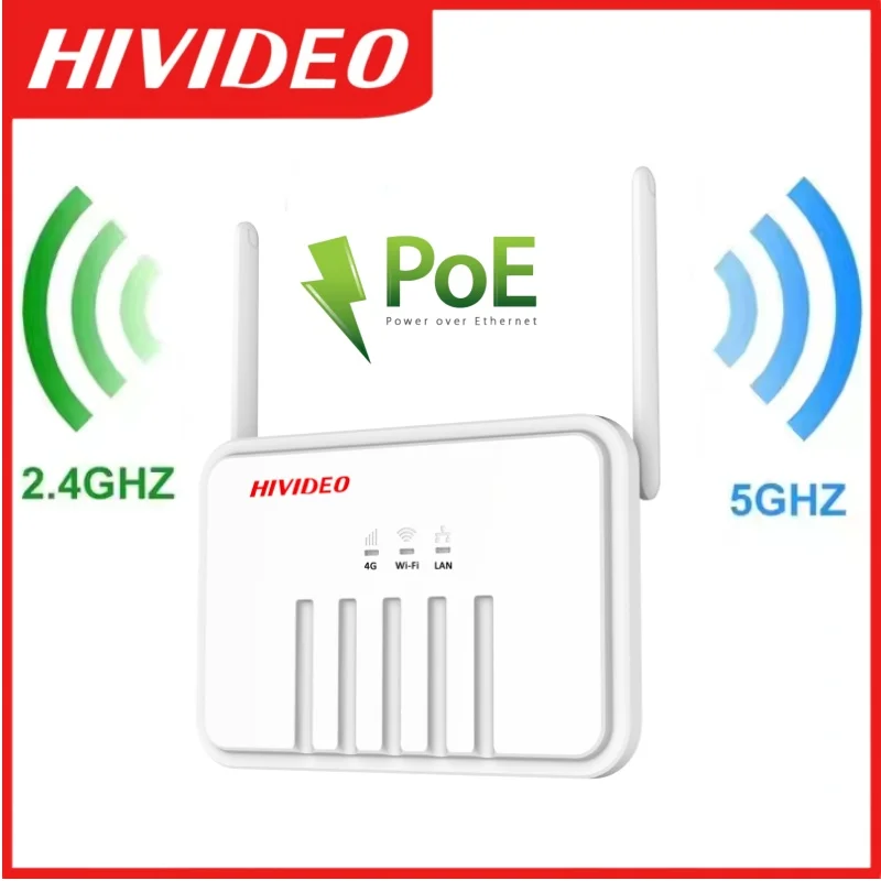 HIVIDEO 1200Mbps 1.2Gbps WiFi Repeater HI-AX1200 WiFi Extender Amplifier 2.4G/5GHz Wi-Fi Signal Booster Long Range