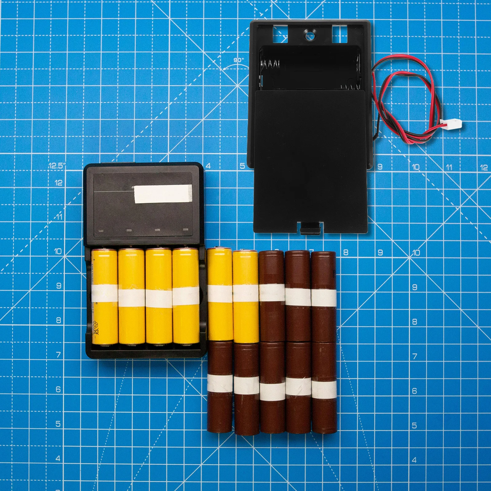 Safe Box Aa Case Holder Plastic Small Safe Box Inside Batteries Case Replacement Cover Replacement Holder Accessory