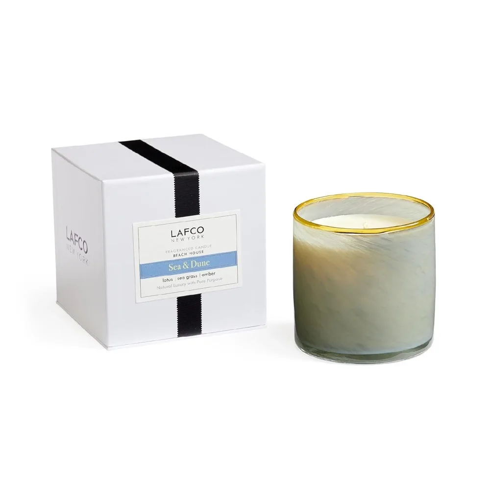 Signature Candle - 90-Hour Burn Time - Reusable, Hand Blown Glass Vessel -Aromatherapy Candles