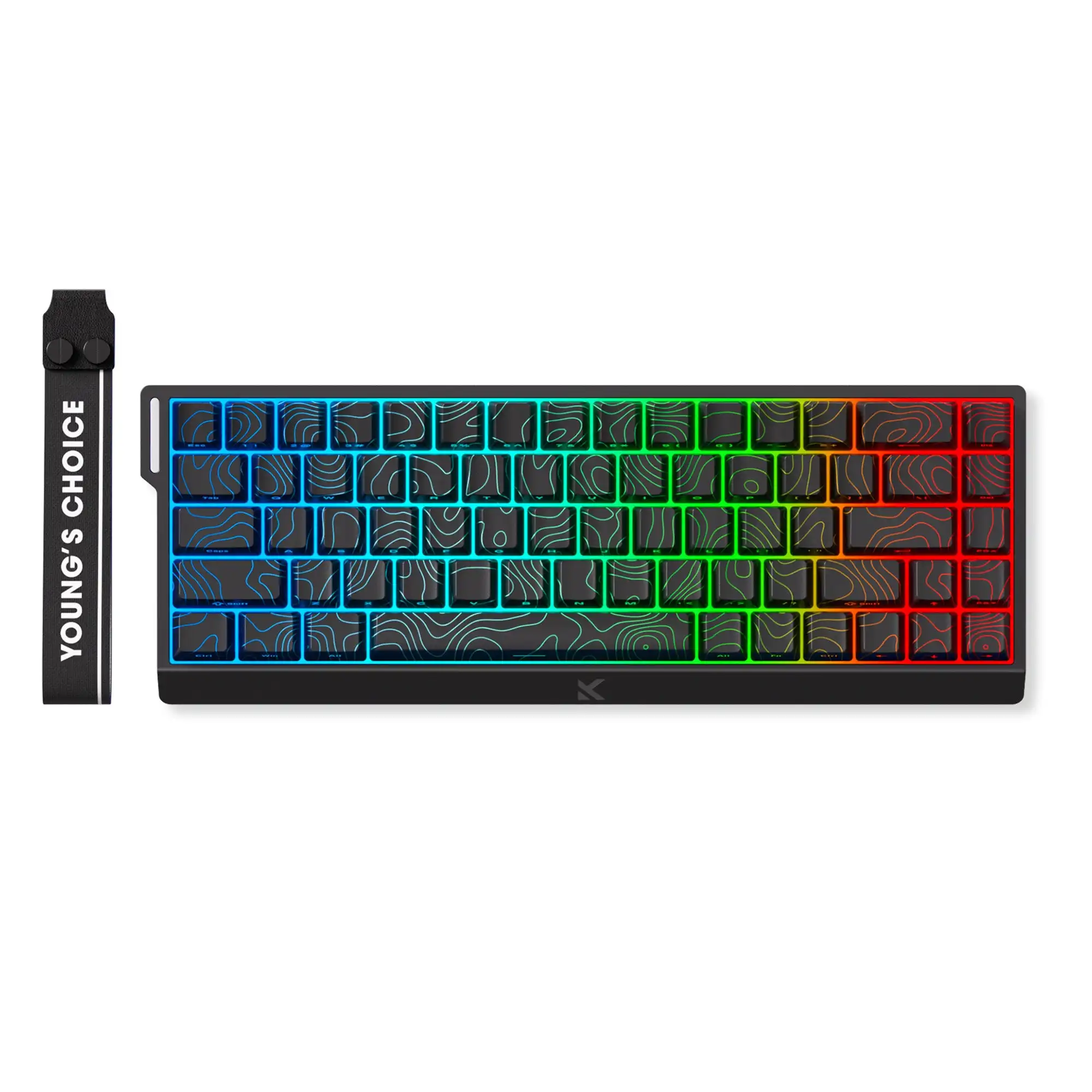 008 MCHOSE Ace68 Magnetic Axis Keyboard RT E-sports Game Customized Mechanical Wired Connection Full Key Hot Plug Web Driver