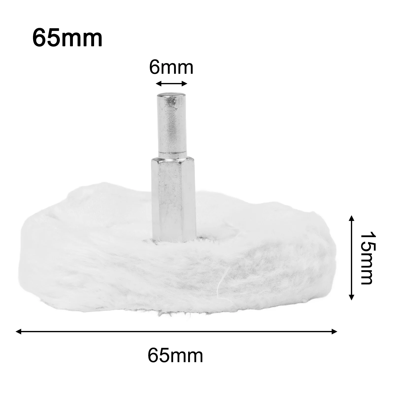 1pc 50/65/75/100mm Buffing Polishing Wheels Cotton Lint Cloth For Wood Metal Glass Jewelry Hardware Polishing Tools