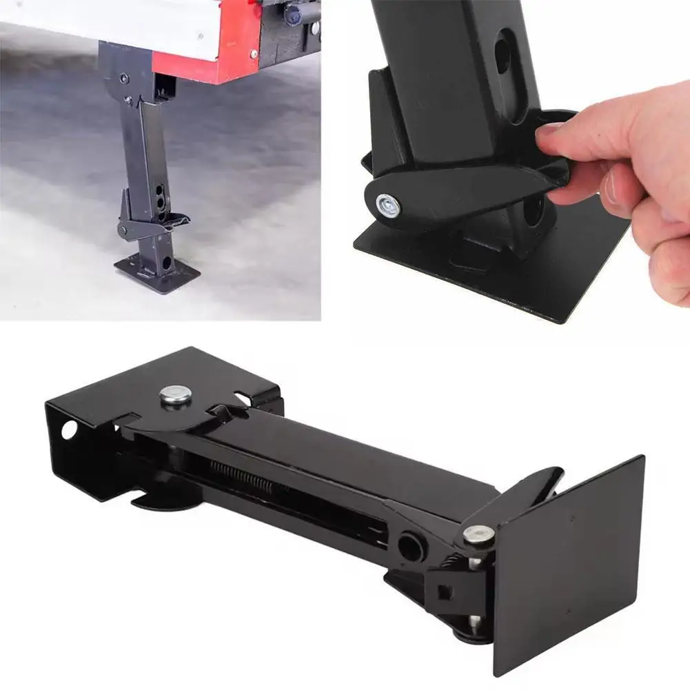 Trailer Stabilizer Jacks Adjustable Stabilizer Jack 650lbs Lifting Capacity Telescoping Swing Down Outriggers 2 Color