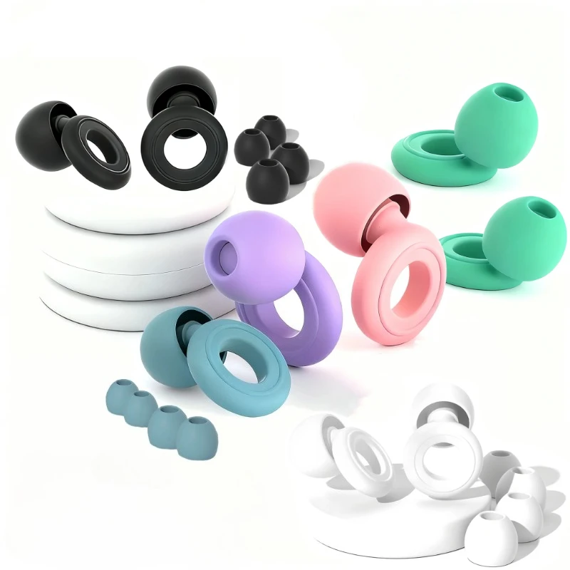 Loop Ear Plugs Sleeping Noise Canceling Ear Plugs Waterproof Swimming Silicone Ear Breed Stuffer Children's Hear Protector