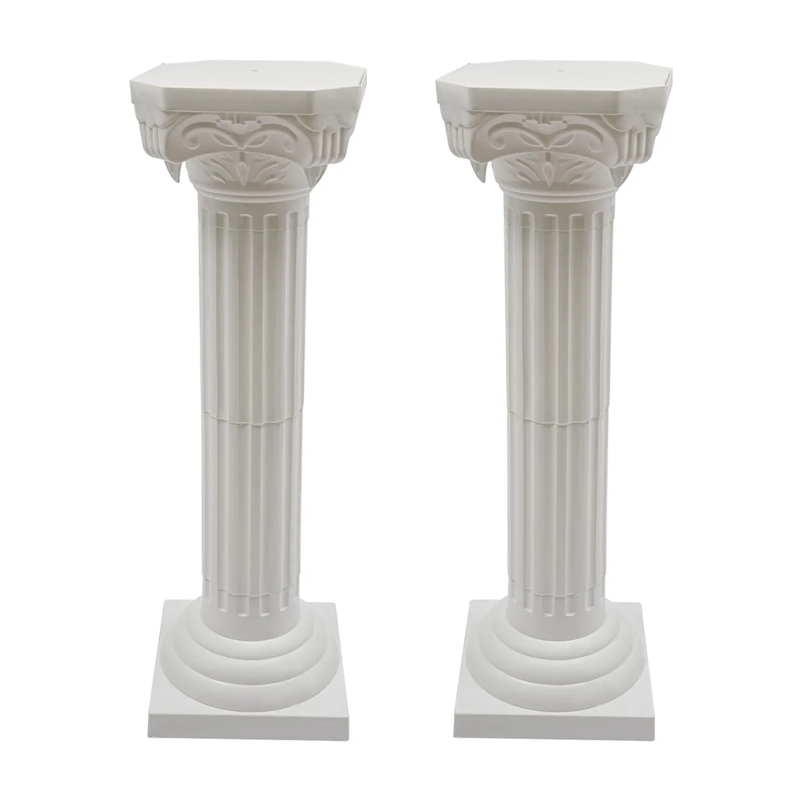 Wedding Roman Column, Landscaping Pillar, Artistic Statue Party Flowerpot Holder for Indoor Outdoor Birthday Gardens Churches De