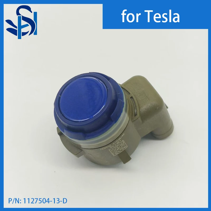 1127504-13-D PDC Parking Sensor Front Bumper Ultrasonic Radar Color Shiny Blue For Tesla S X