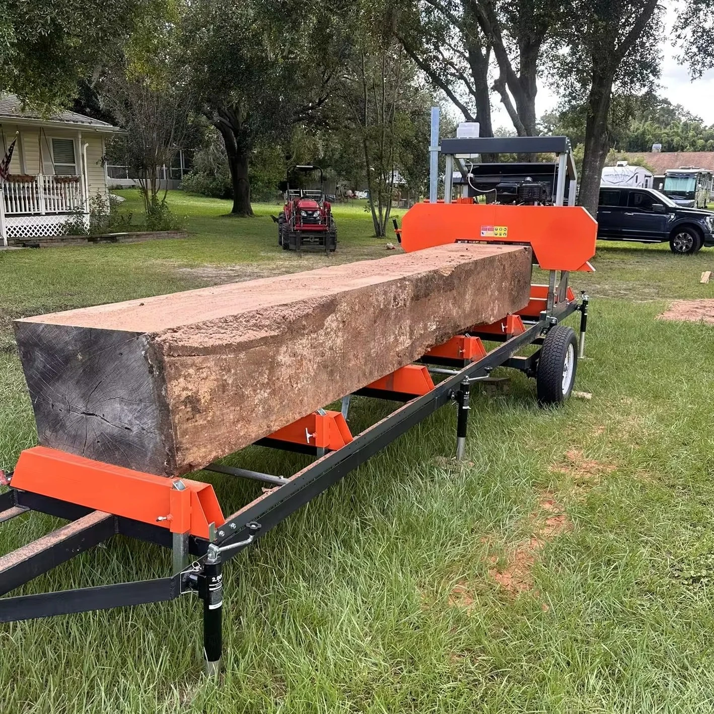 Forest Machinery 79cm Cutting Industrial Chainsaw Band Saw Mill Portable Sawmill