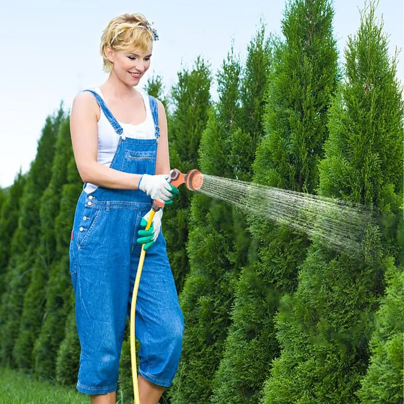 Hose Sprayer Nozzle High Pressure Sprayer Hose Nozzle Leak Proof Handheld Garden Sprayer 8 Adjustable Spray Patterns Watering