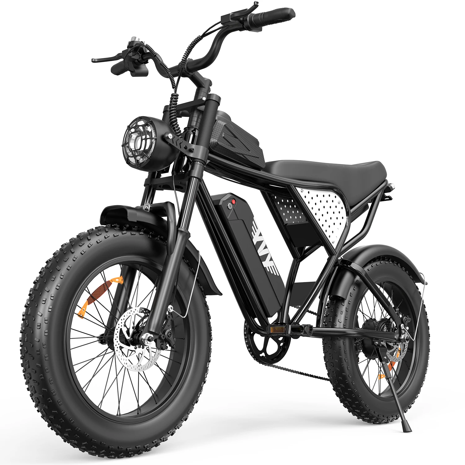 YVY 1200W 48V Electric Bike for Adults 15.6Ah Battery Off-road Touring City Trail 20*4 Inch Fat Tire Snow City Commuter E-Bike
