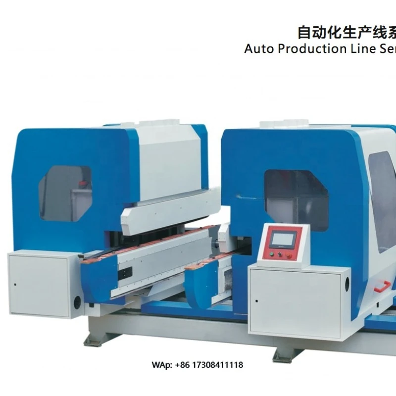 Double End Tenoner Machine for Woodworking Featuring Auto Feeder Conveyor