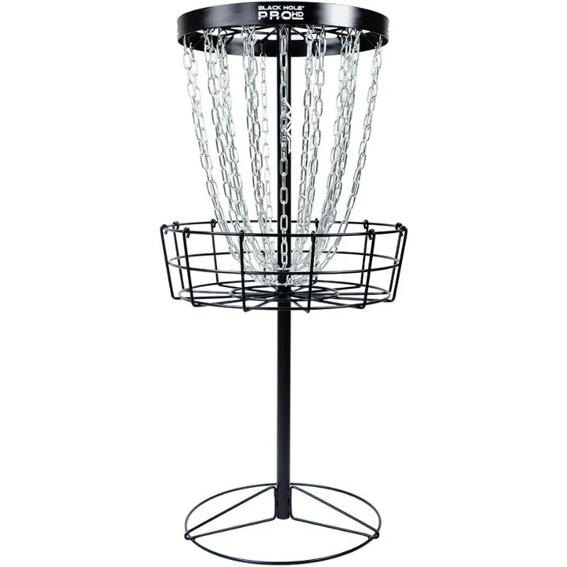 Black Hole Pro HD 24-Chain Portable Disc Golf Basket Target