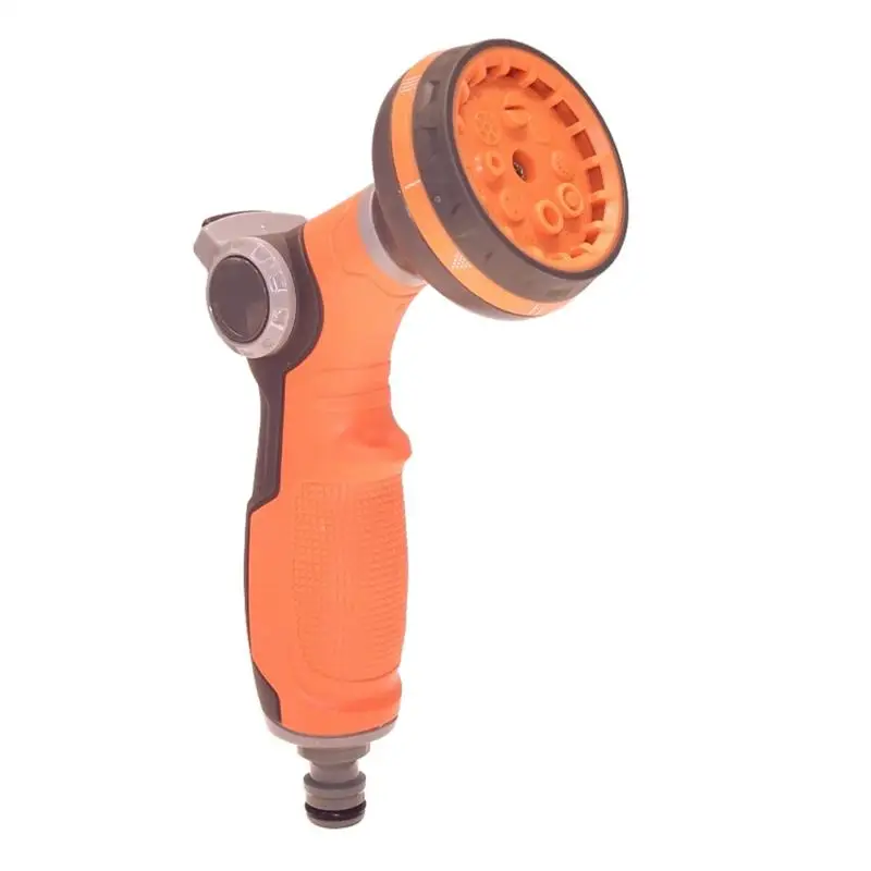 Hose Sprayer Nozzle Water Pipe Sprayer High Pressure Hose Nozzle Handheld Gardening Tools 8 Adjustable Spray Patterns Garden