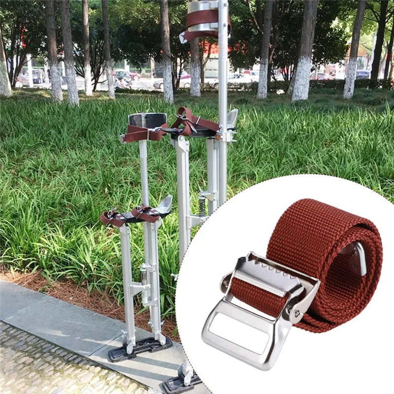 Stilt Leg Bands Straps, Adjustable Comfort Drywall Stilts Leg Band Straps Loop Home Improvement Replacement Part 2Pcs HOT