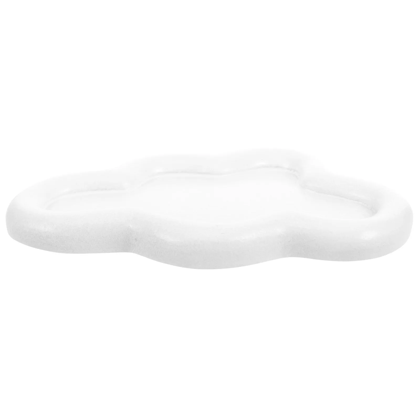 Stylish Resin Jewelry Organizing Tray Cloud Shaped Decorative Dish for Desktop Trinket Ring Holder Bedroom Decoration