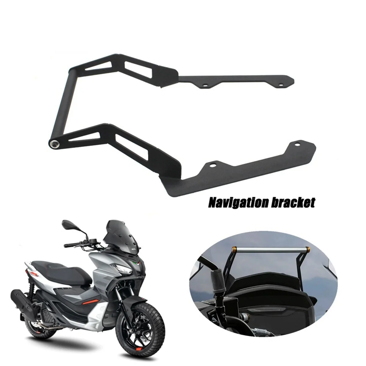 New_Motorcycle Windshield Stand Holder Phone Navigation Bracket