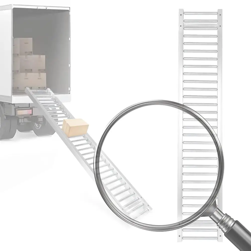 Splicable Roller Conveyor Multi-Purpose Foldable Conveyor Belt Heavy Duty Transport Slide for Industrial Warehouse Carpentry