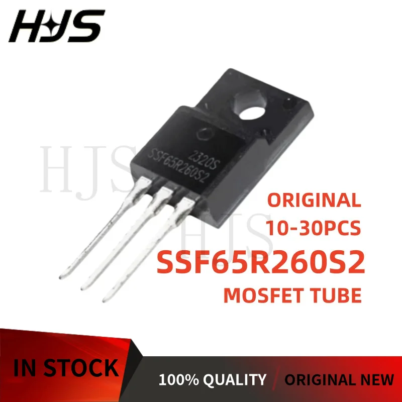 10-30PCS Original SSF65R260S2 SSF 65R260S2 TO-220F N-channel MOSFET Field effect tube 100% NEW