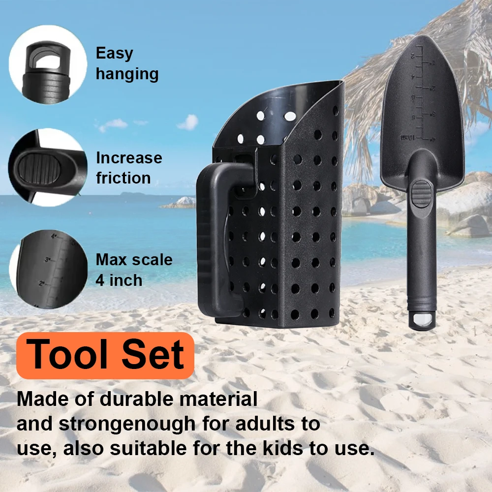 Used For Rapid Screening Of Metal Detection In Water Beaches, Metal Detection Sand Shovels And Shove Set Excavation Tool