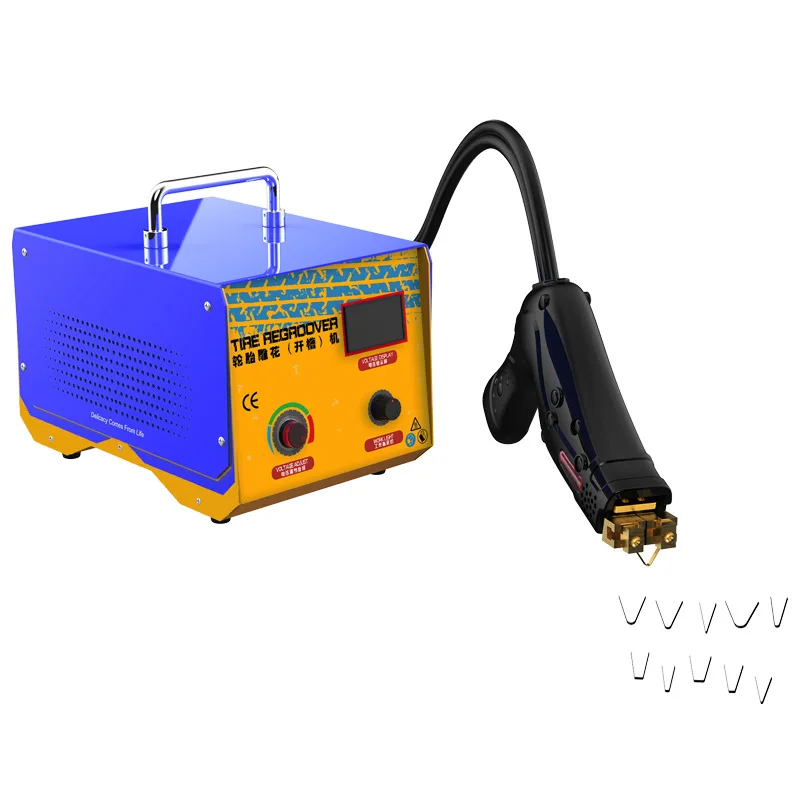 TR-1KW 1KW Digital Tire Regroover Tire Rubber Engraving Machine Truck Car Rubber Tyres Grooving Electric Rubber power Machine