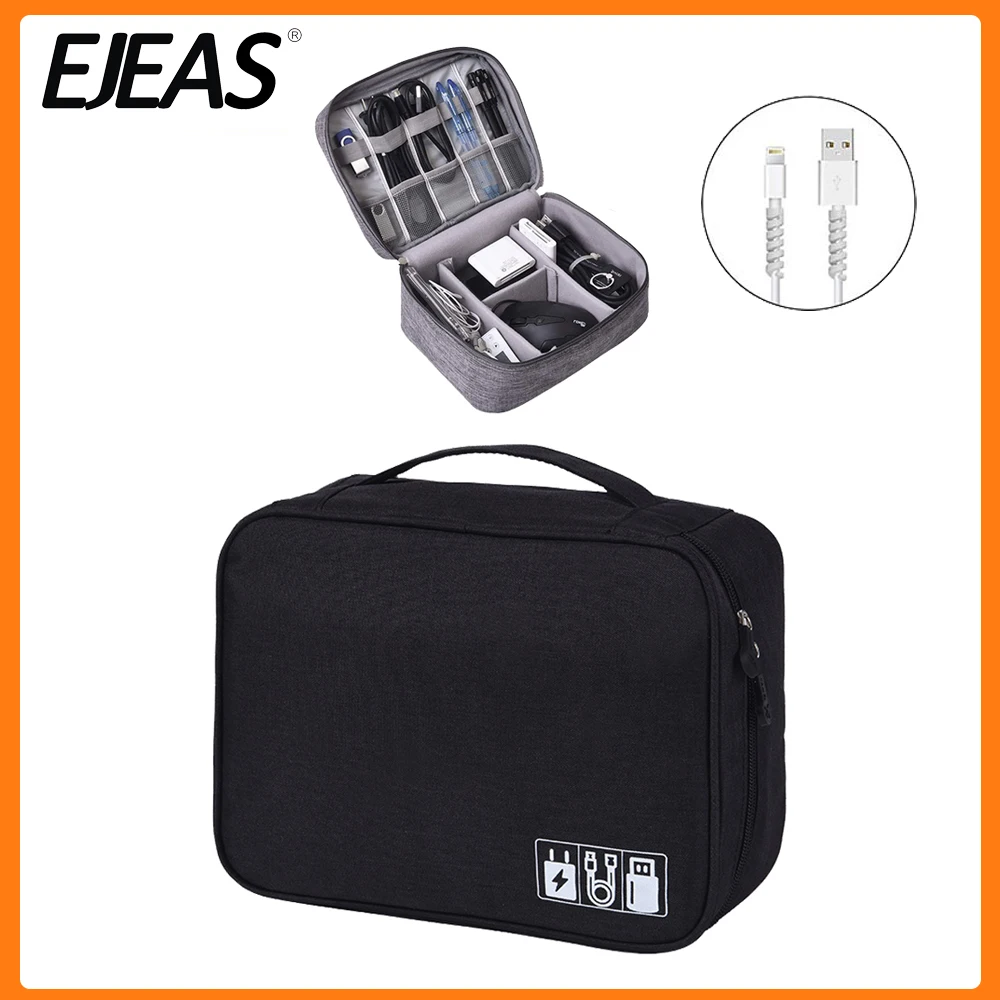 EJEAS Vnetphone V4C V6C Referee/Motorcycle Intercom Headset Storage Bag Universal Accessories Soccer Interphone Data Cable Case
