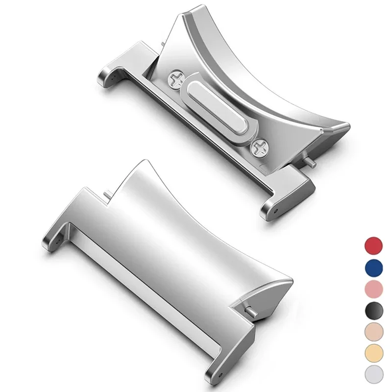 for Samsung Galaxy Watch 6 5 4 40 44mm Quick Fit Connector for Galaxy Watch6 Classic 42 46mm 43 47mm 2pcs Tainless Steel Adapter