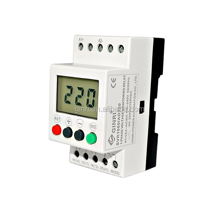 SVR1000/AD220  High Quality Single Phase Voltage Relay Voltage protection Over&under Voltage Relays
