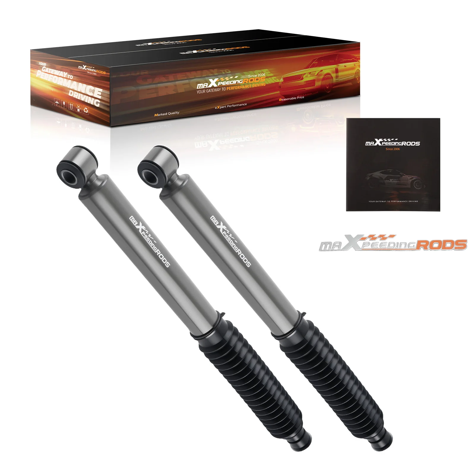 Rear Shock Absorbers For Toyota 4Runner 03-22 FJ Cruiser 07-14 Fit 0-3" Lift