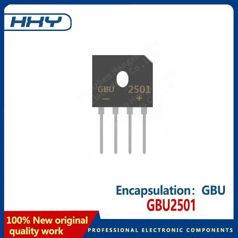 10PCS   GBU2501 package GBU 20A 100V rectifier bridge diode