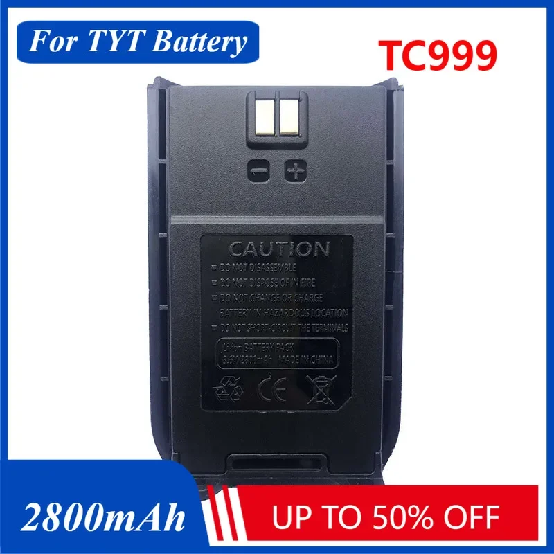 3.6V 2800mAh TC-999 High-Quality Battery for TYT Walkie Talkie Batteries