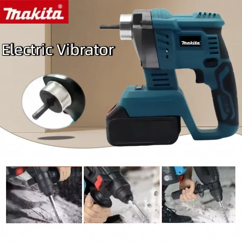 Makita Cordless Electric Concrete Vibrator Concrete Compactor Concrete Brushless High Power Mixing Power Tool Fit 18V Battery